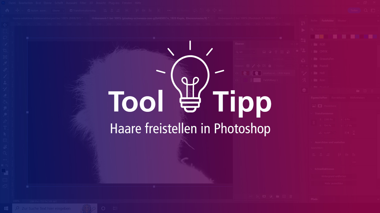 Tool Tipp Haare Freistellen In Photoshop